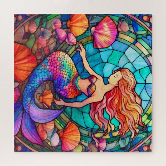 Schönes Meerjungfraupuzzle Puzzle (Horizontal)