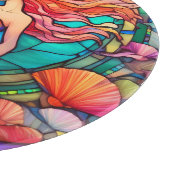 Schönes Meerjungfraupuzzle Schneidebrett (Ecke)