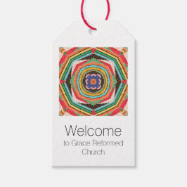 Schönes mehrfarbiges Kente Kaleidoskop Geschenkanhänger