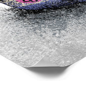 Schönes menschliches Shampoo Poster Wand Kunst (Ecke)