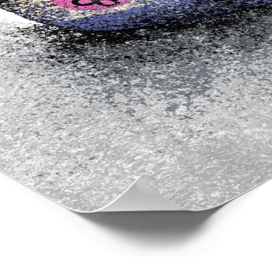 Schönes menschliches Shampoo Poster Wand Kunst (Ecke)