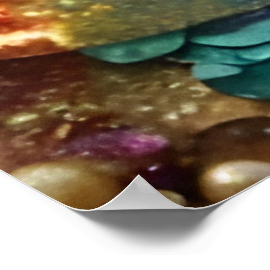 Schönes Mermaid Poster (Ecke)