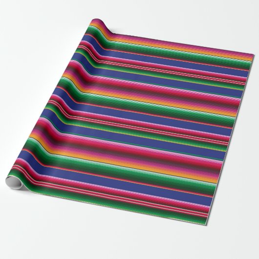 Schönes mexikanisches Serape-Blanket-Muster Geschenkpapier (Ungerollt)