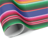 Schönes mexikanisches Serape-Blanket-Muster Geschenkpapier (Rolleneckpunkt)
