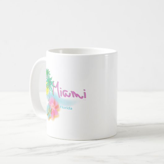 Schönes Miami Florida Kaffeetasse (Vorderseite Links)
