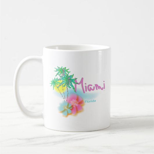 Schönes Miami Florida Kaffeetasse (Links)