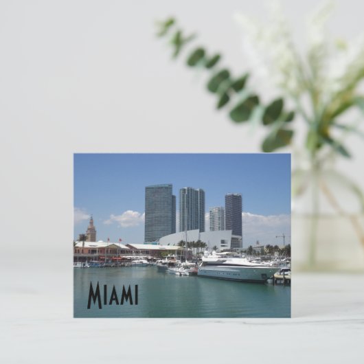 Schönes Miami Postkarte (Stehend Vorderseite)