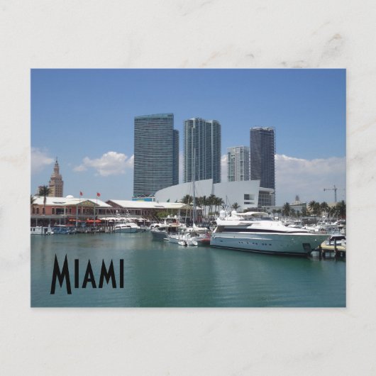 Schönes Miami Postkarte (Vorderseite)