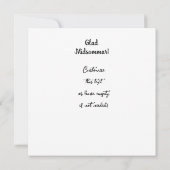 Schönes Midsommar Schwedische Volkskunst Einladung (Rückseite)