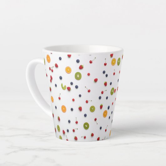 Schönes Mini-Fruchtmuster Milchtasse (Linke Ecke)