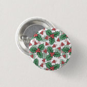 Schönes Mistletoe Getränk Button (Vorne & Hinten)