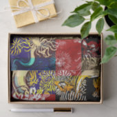 Schönes mit Blumenabstraktes Seidenpapier (Geschenk)