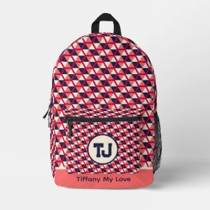 Schönes Mit Monogramm Basketball-Rucksack für Kind Bedruckter Rucksack