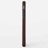 Schönes mit Monogramm Holz Stripes Muster Case-Mate iPhone Hülle (Hinten/Links)