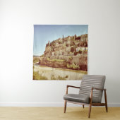 Schönes mittelalterliches Dorf Vaison la Romaine,  Wandteppich (Beispiel)