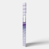 Schönes, modernes Abstraktes Fraktal Pink-Initiale Case-Mate iPhone Hülle (Rückseite / Rechts)