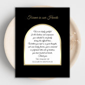 Schönes modernes Beileid Danke Fotokarte