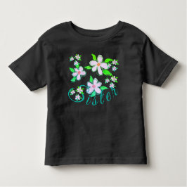 Schönes modernes Blumendesign Kleinkind T-shirt