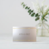 Schönes modernes Design Beruflich Chic Schlicht Visitenkarte (Stehend Vorderseite)