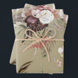Schönes, modernes Design, grünes Blumenmuster Gesc Geschenkpapier Set<br><div class="desc">Ein wunderschön modernes Blumenmuster-Design auf einem schlauen grünen Hintergrund schafft eine hervorragende Geschenkfeier. Ideal für Hochzeiten,  Brautpartys,  Geburtstage und vieles mehr.</div>