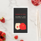 Schönes modernes Designpapier Napkin Serviette (Beispiel)