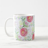 Schönes, modernes, florales Muster Kaffeetasse (Links)