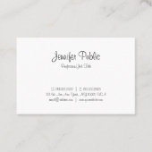 Schönes, modernes, handgeschriebenes Skript Cool e Visitenkarte (Vorderseite)