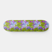 Schönes modernes Leafy-Muster Skateboard (Horizontal)