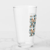 Schönes modernes Muster aus dem Mittelalter Glas (Rechts)