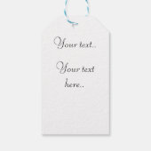 Schönes modernes Retro-Blumenmuster Geburtstag Geschenkanhänger (Rückseite)