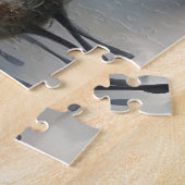 Schönes Mohnfeld und ein Haus Puzzle (Seite)