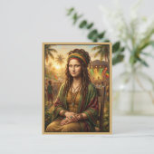 Schönes Mona Lisa Reggae Festival Postkarte (Stehend Vorderseite)