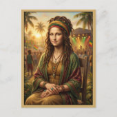 Schönes Mona Lisa Reggae Festival Postkarte (Vorderseite)