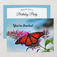 Schönes Monarch Butterfly Foto Geburtstag
