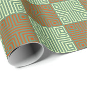 Schönes Monogram Premium Liebe Brautparty Geschenkpapier (Rolleneckpunkt)