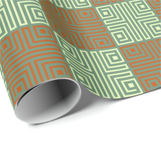 Schönes Monogram Premium Liebe Brautparty Geschenkpapier (Rolleneckpunkt)