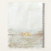 Schönes Monogramm für 2025-Familienname Planer (Rückseite)