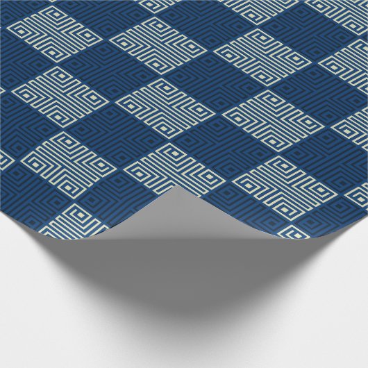 Schönes Monogramm-Geschenk Sparkling Daddy Birthda Geschenkpapier (Ecke)