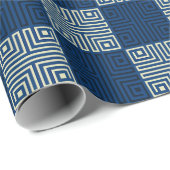 Schönes Monogramm-Geschenk Sparkling Daddy Birthda Geschenkpapier (Rolleneckpunkt)