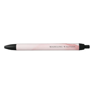 Schönes Monogramm Rosa Wasserfarbe Einzigartig Kugelschreiber