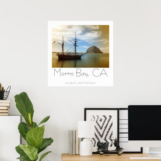 Schönes Morro Bay Poster! Poster (Heimbüro)