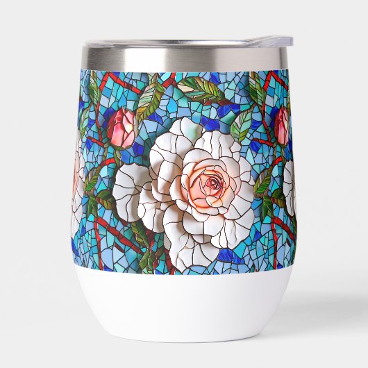 Schönes Mosaik-Blume-Muster (Links)