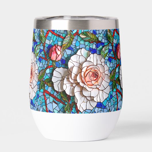 Schönes Mosaik-Blume-Muster (Rückseite)