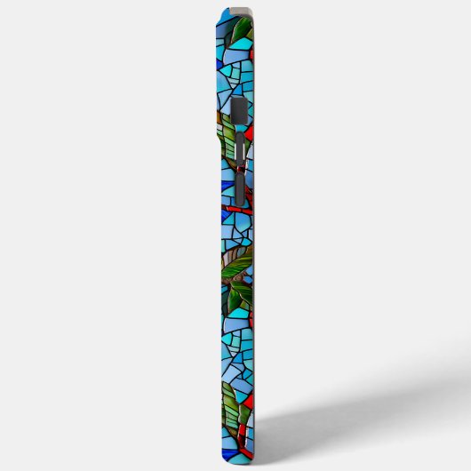 Schönes Mosaik-Blume-Muster Case-Mate iPhone Hülle (Rückseite / Links)