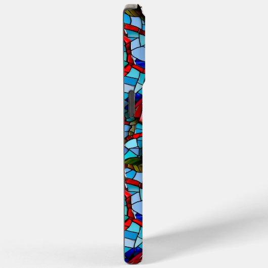 Schönes Mosaik-Blume-Muster Case-Mate iPhone Hülle (Rückseite / Rechts)