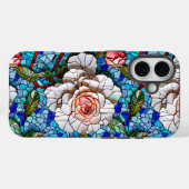 Schönes Mosaik-Blume-Muster Case-Mate iPhone Hülle (Rückseite (Horizontal))