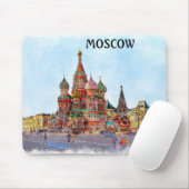 Schönes Moskau Mousepad (Mit Mouse)