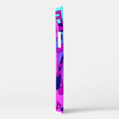 Schönes Musikmuster Pink Lila Aqua Case-Mate iPhone Hülle (Rückseite / Rechts)