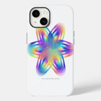 Schönes Muster aus Titanfarben - iPhone 14 Hülle