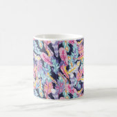 Schönes Muster der farbenfrohen Boho Feathers Kaffeetasse (Mittel)